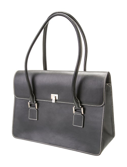 Lambertson Truex Leather Shoulder Bag