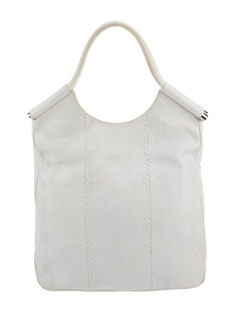 Lambertson Truex Python Shoulder Bag