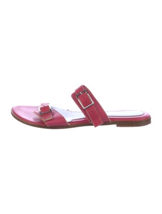 Lambertson Truex Leather Slides