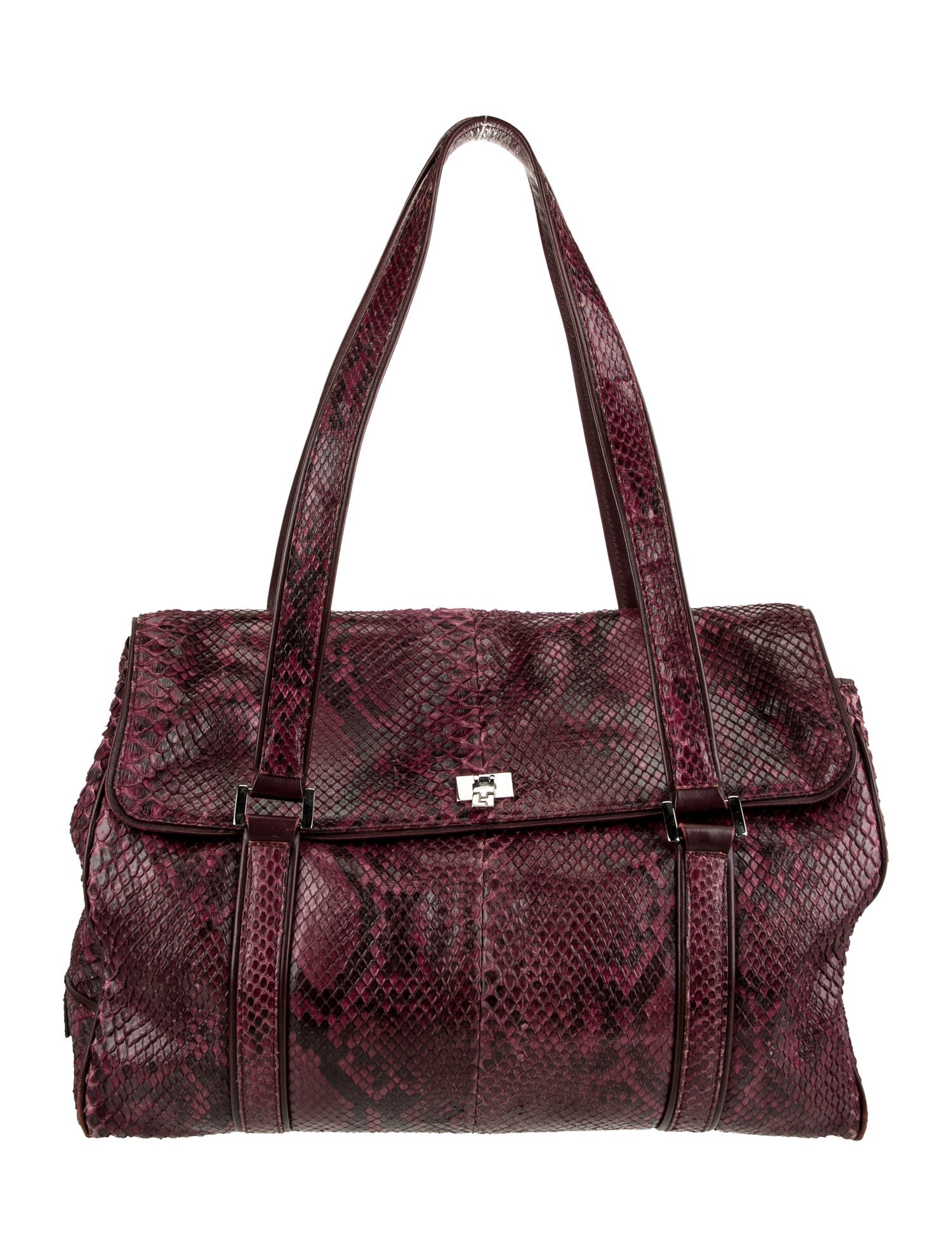 Lambertson Truex Snakeskin Shoulder Bag
