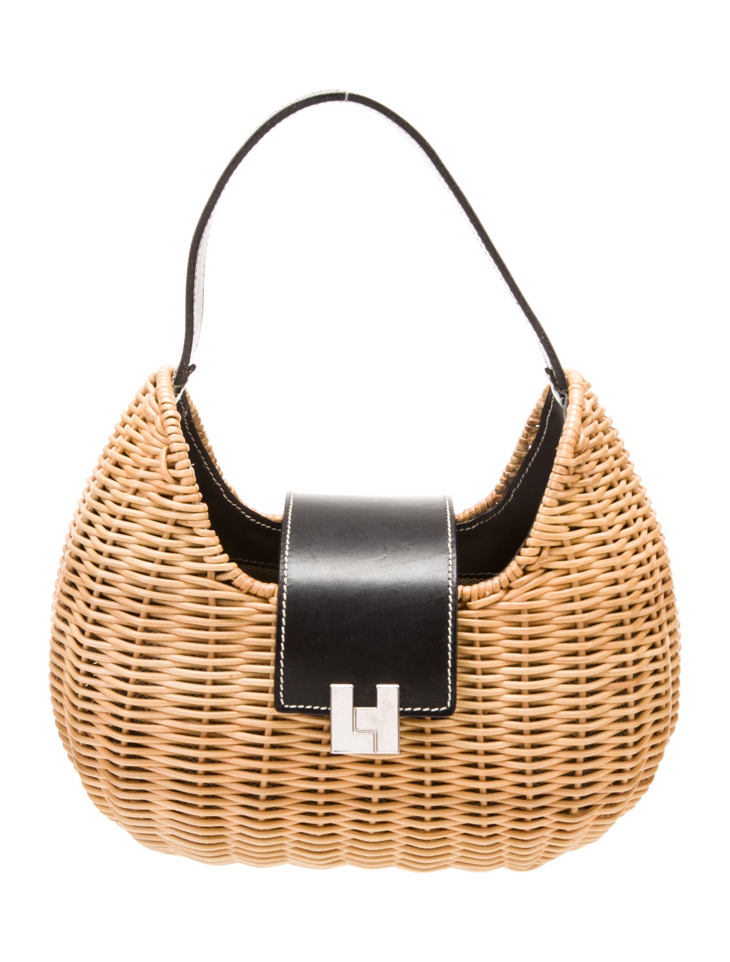 Lambertson Truex Wicker Top Handle Bag