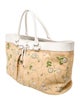 Lambertson Truex Straw Top Handle Bag