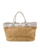 Lambertson Truex Straw Top Handle Bag
