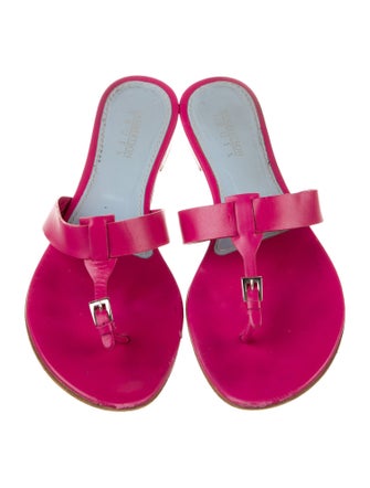 Lambertson Truex Leather Slides