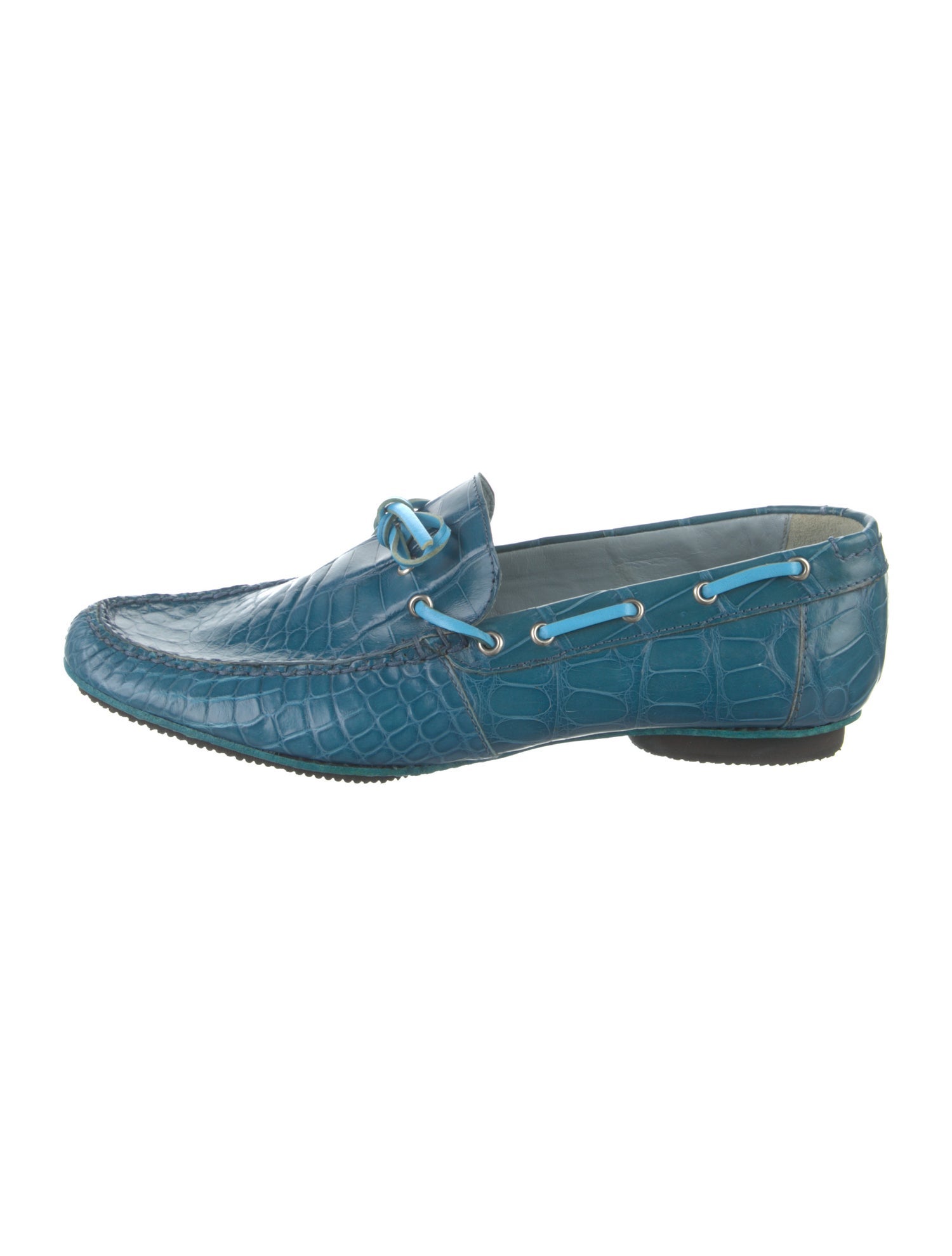 Lambertson Truex Crocodile Loafers