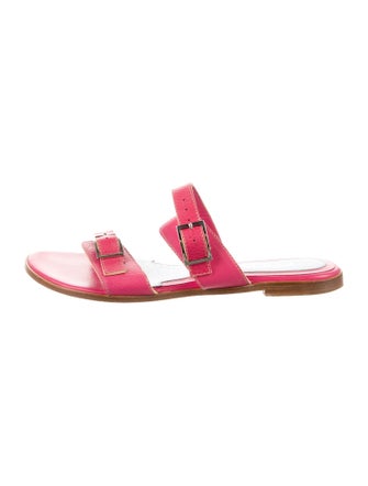 Lambertson Truex Leather Slides
