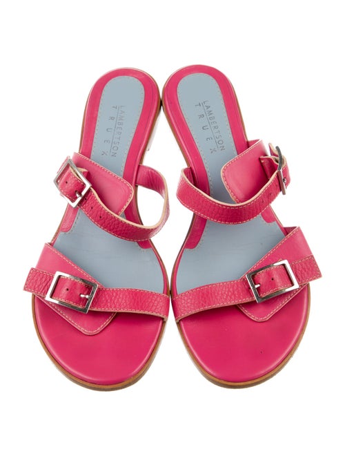 Lambertson Truex Leather Slides