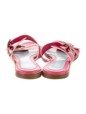 Lambertson Truex Leather Slides