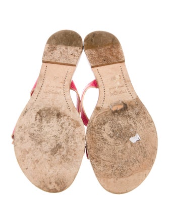 Lambertson Truex Leather Slides