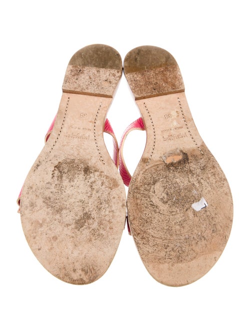 Lambertson Truex Leather Slides