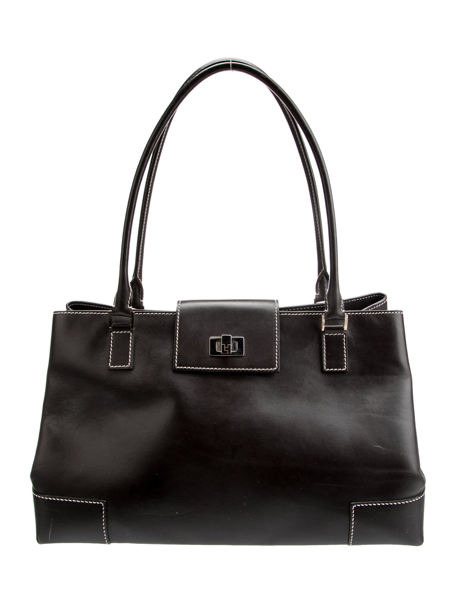 Lambertson Truex Leather Shoulder Bag