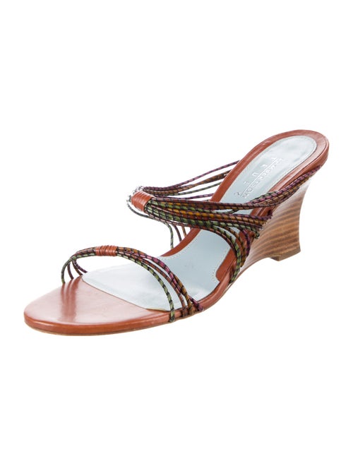 Lambertson Truex Leather Slides