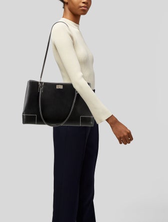 Lambertson Truex Leather Shoulder Bag