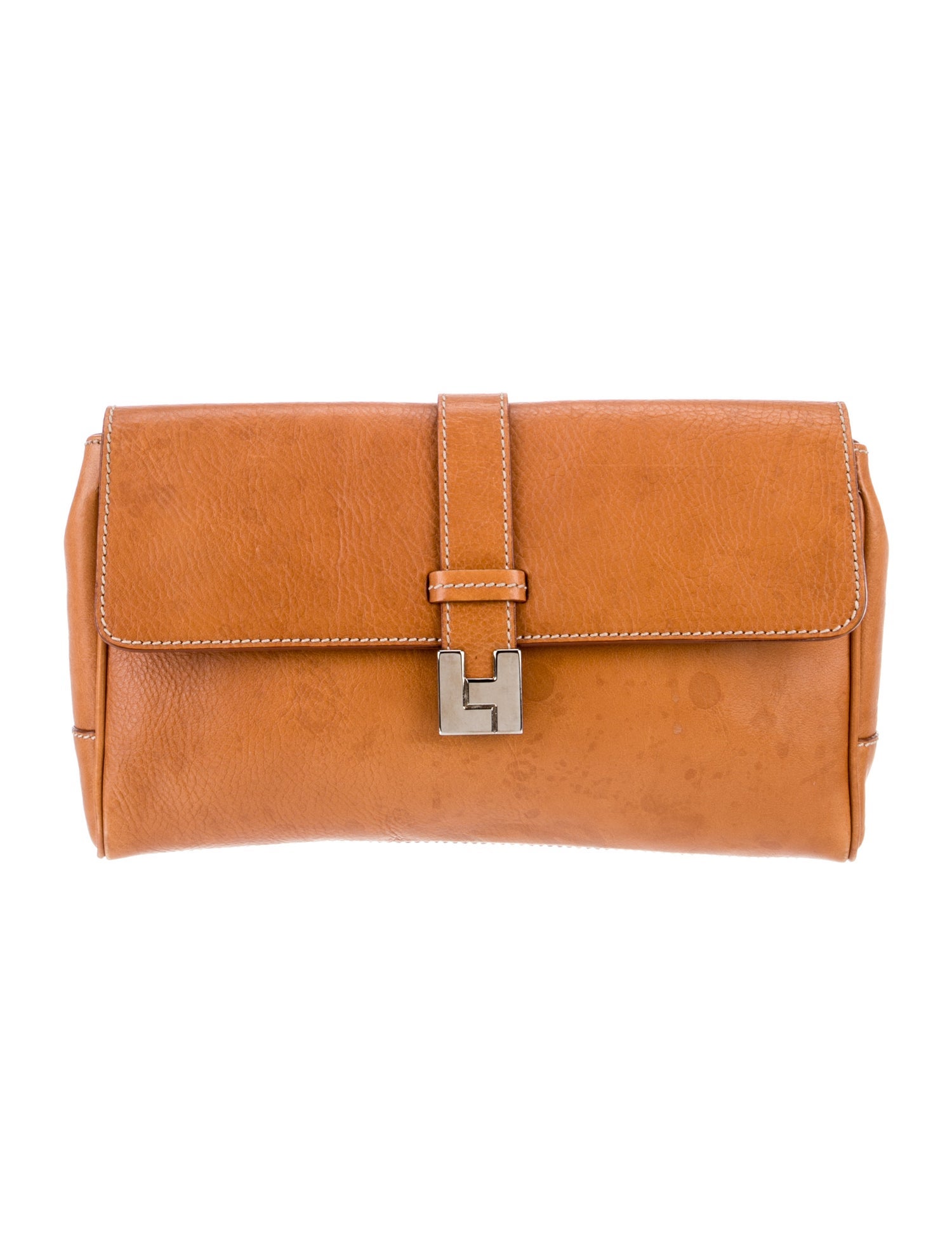 Lambertson Truex Leather Clutch