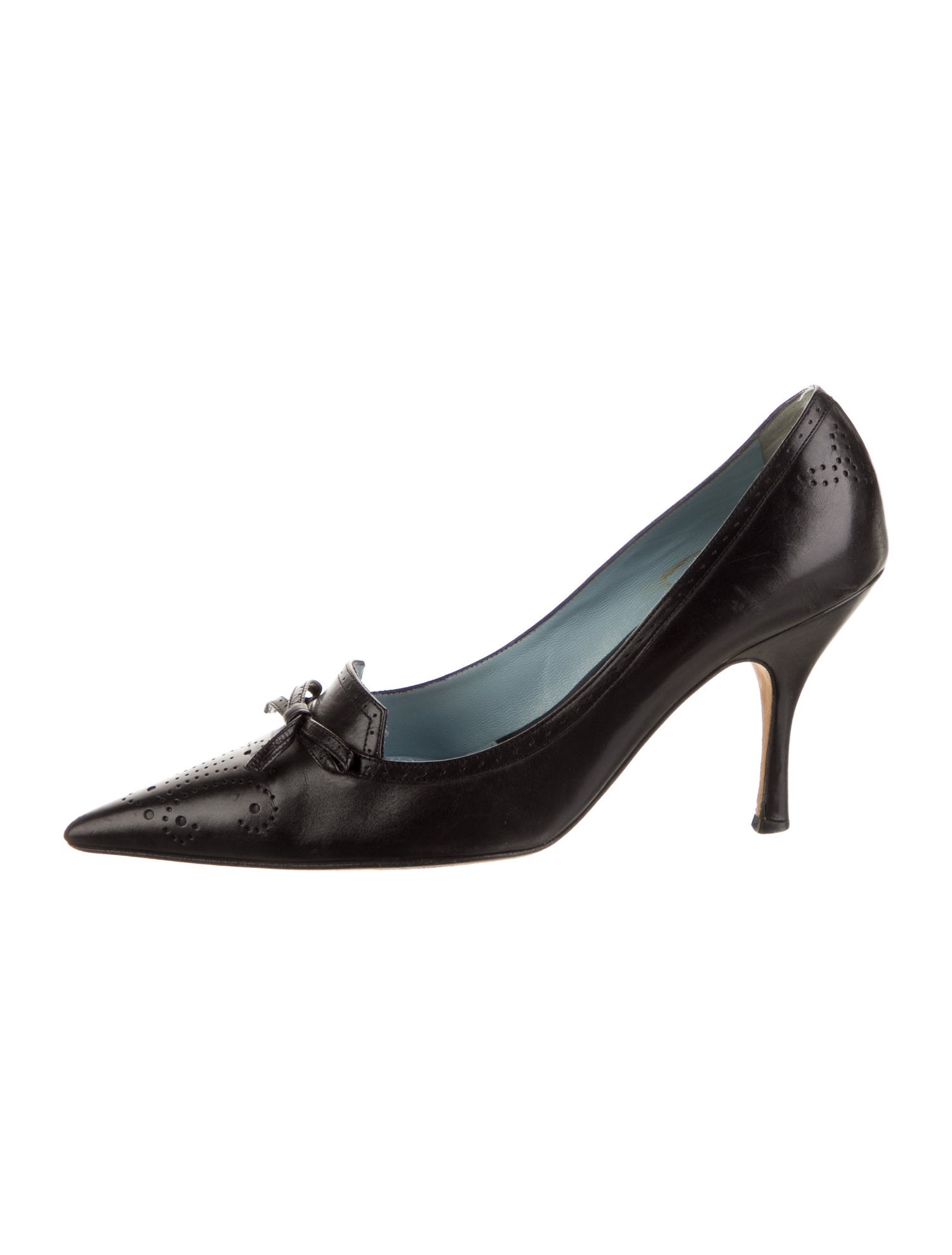 Lambertson Truex Leather Lasercut Accents Pumps