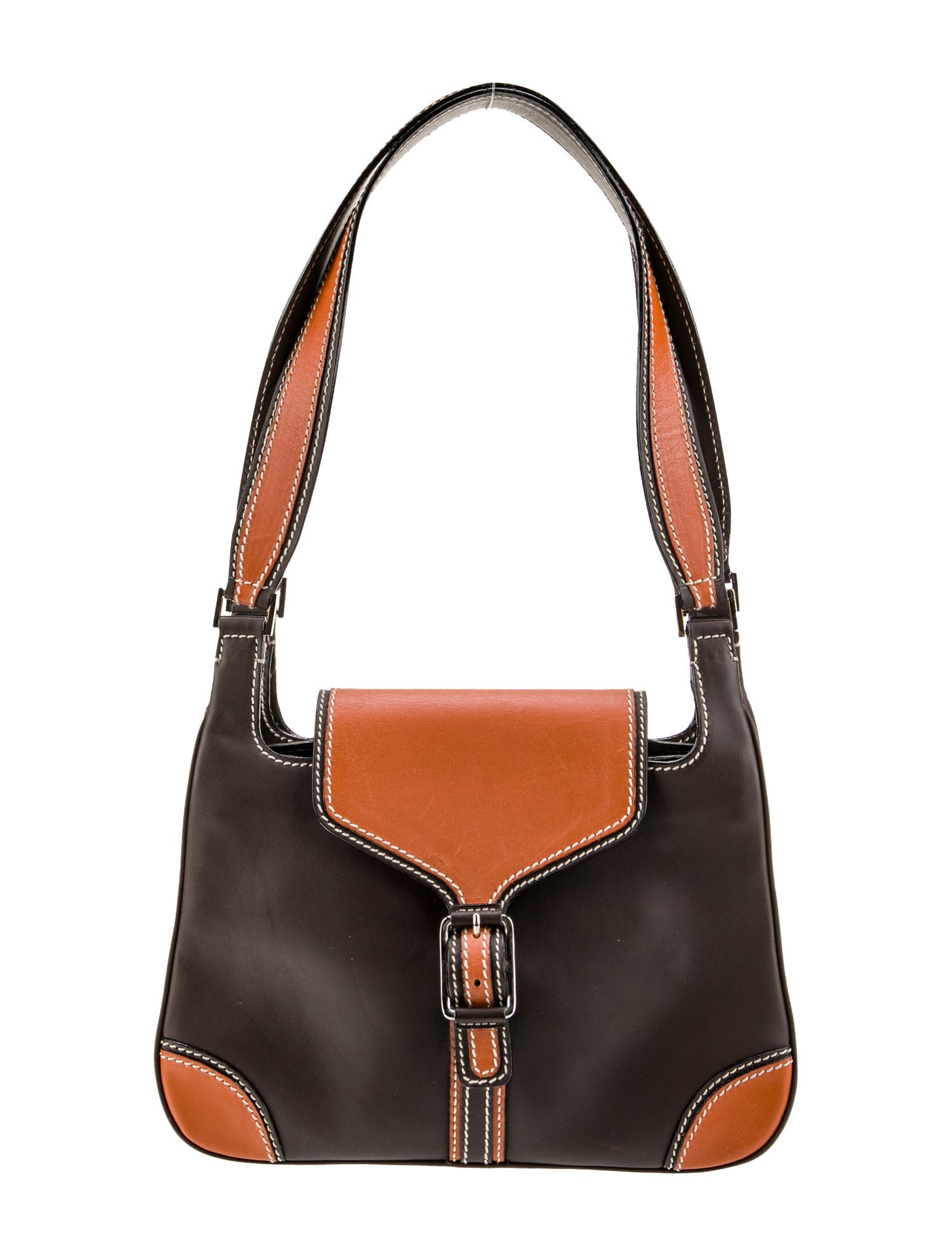 Lambertson Truex Leather Shoulder Bag