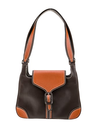 Lambertson Truex Leather Shoulder Bag