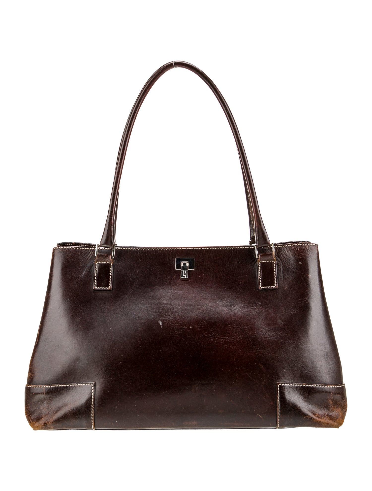 Lambertson Truex Leather Shoulder Bag