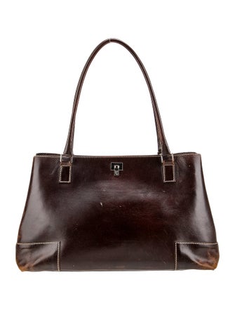 Lambertson Truex Leather Shoulder Bag