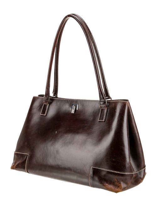 Lambertson Truex Leather Shoulder Bag