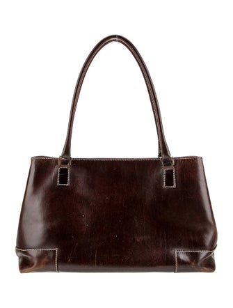 Lambertson Truex Leather Shoulder Bag
