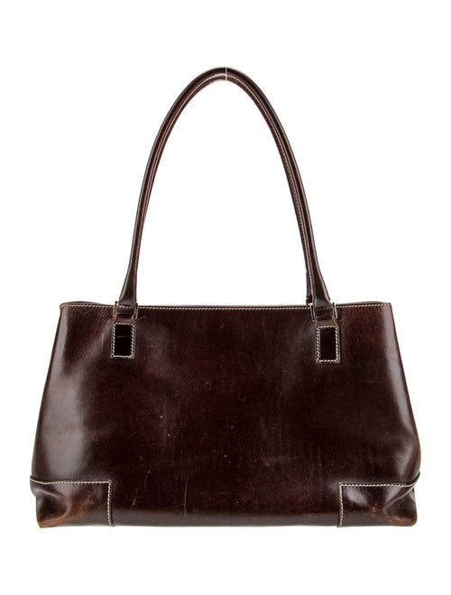 Lambertson Truex Leather Shoulder Bag
