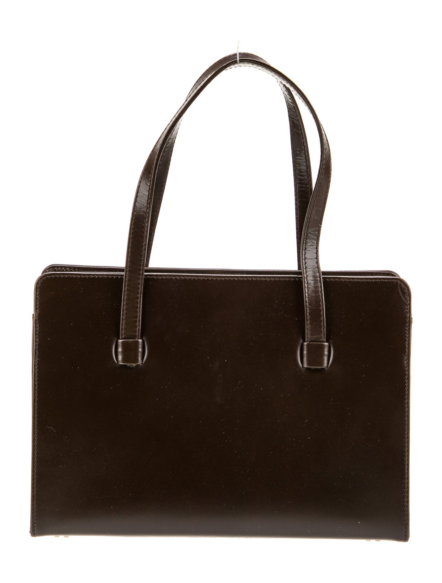Lambertson Truex Leather Top Handle Bag