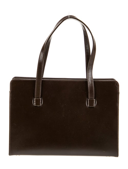 Lambertson Truex Leather Top Handle Bag