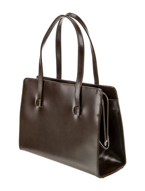 Lambertson Truex Leather Top Handle Bag
