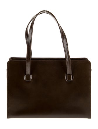 Lambertson Truex Leather Top Handle Bag