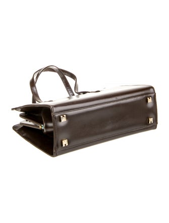 Lambertson Truex Leather Top Handle Bag