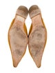 Lambertson Truex Suede Leather Trim Embellishment Mules