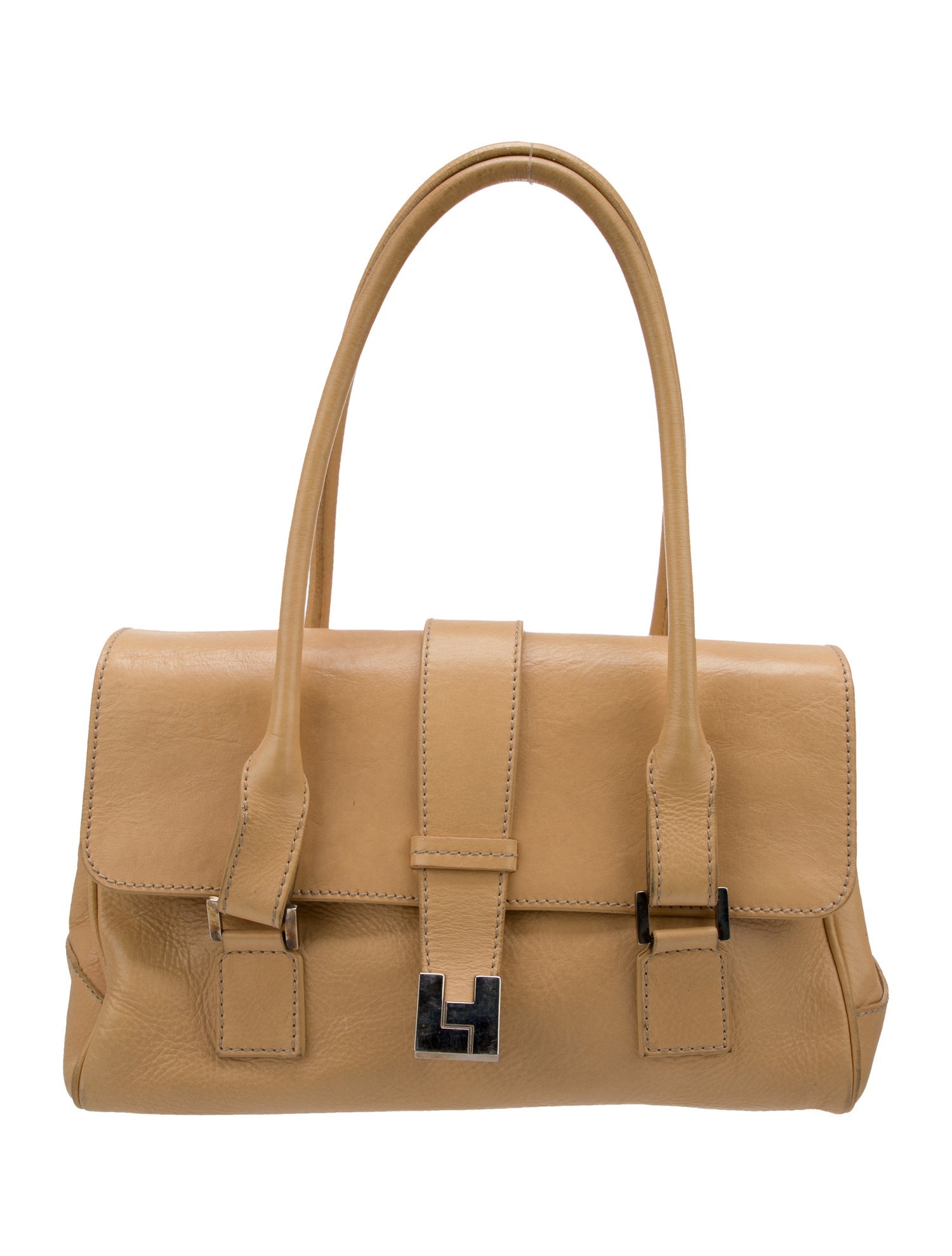 Lambertson Truex Leather Top Handle Bag