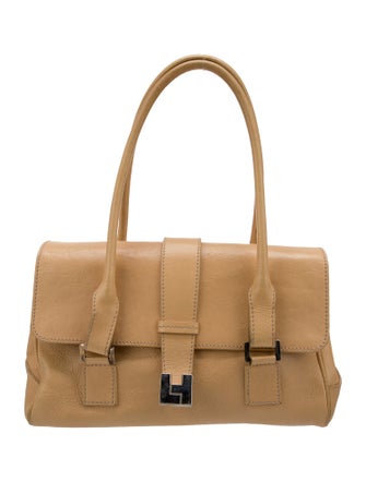 Lambertson Truex Leather Top Handle Bag
