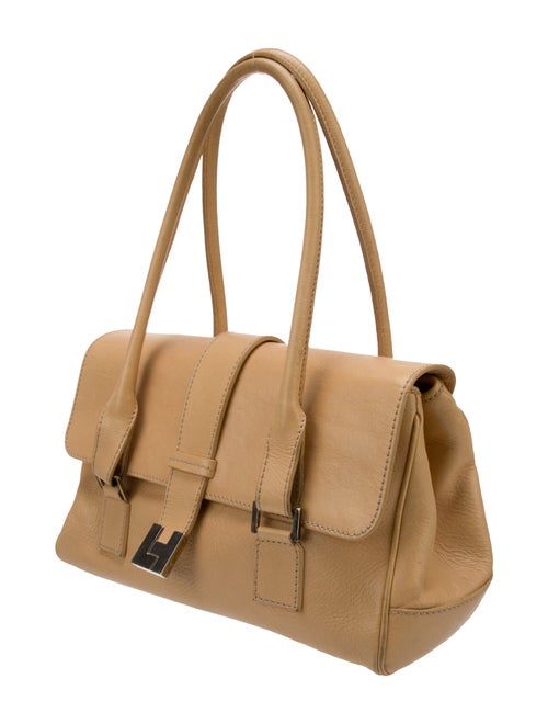 Lambertson Truex Leather Top Handle Bag