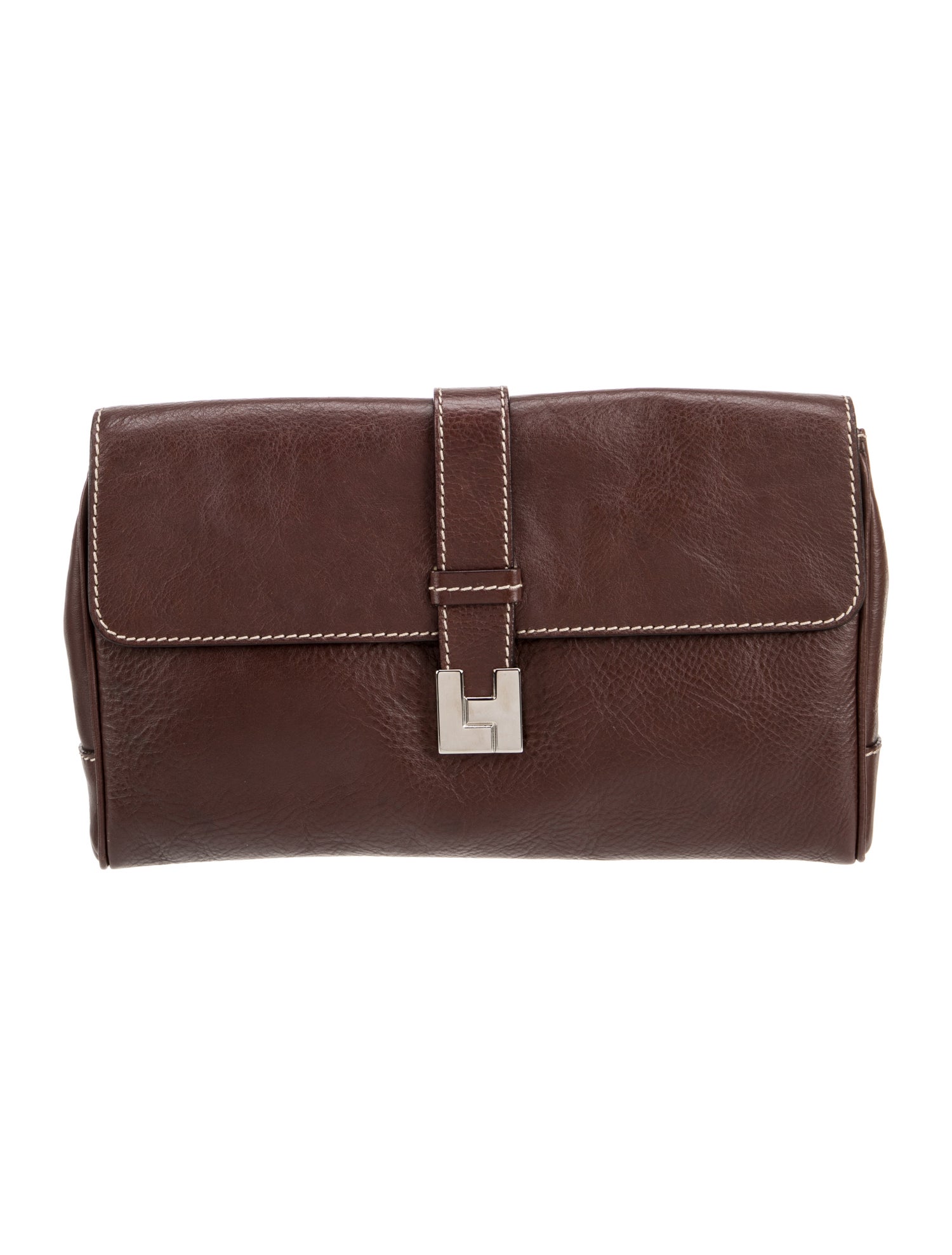 Lambertson Truex Leather Clutch