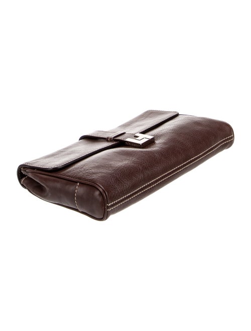 Lambertson Truex Leather Clutch