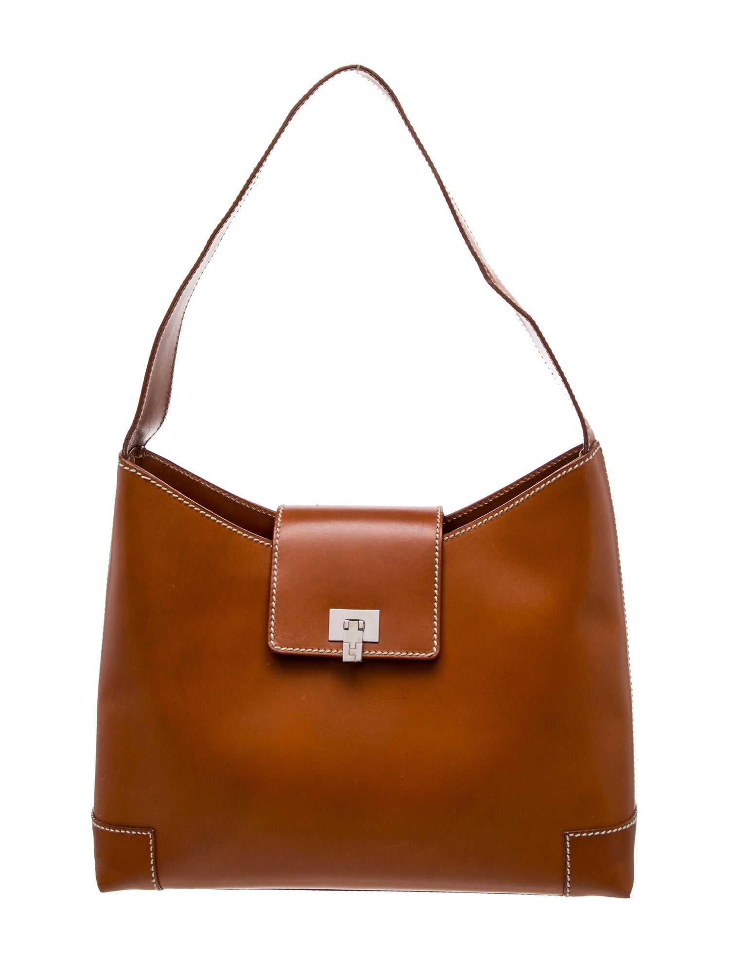 Lambertson Truex Leather Shoulder Bag