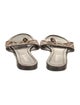 Lambertson Truex Ponyhair Animal Print Slides