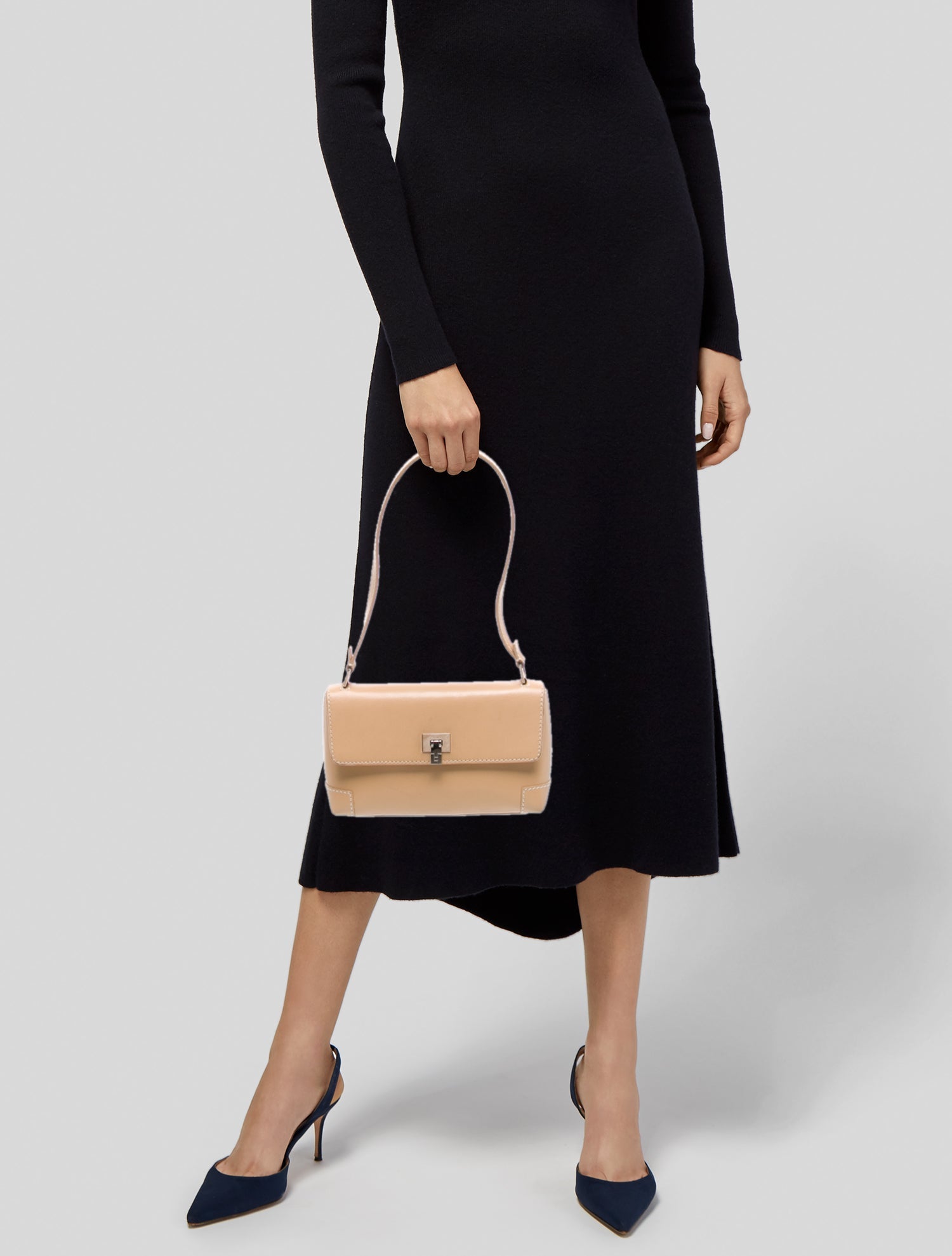 Lambertson Truex Leather Shoulder Bag