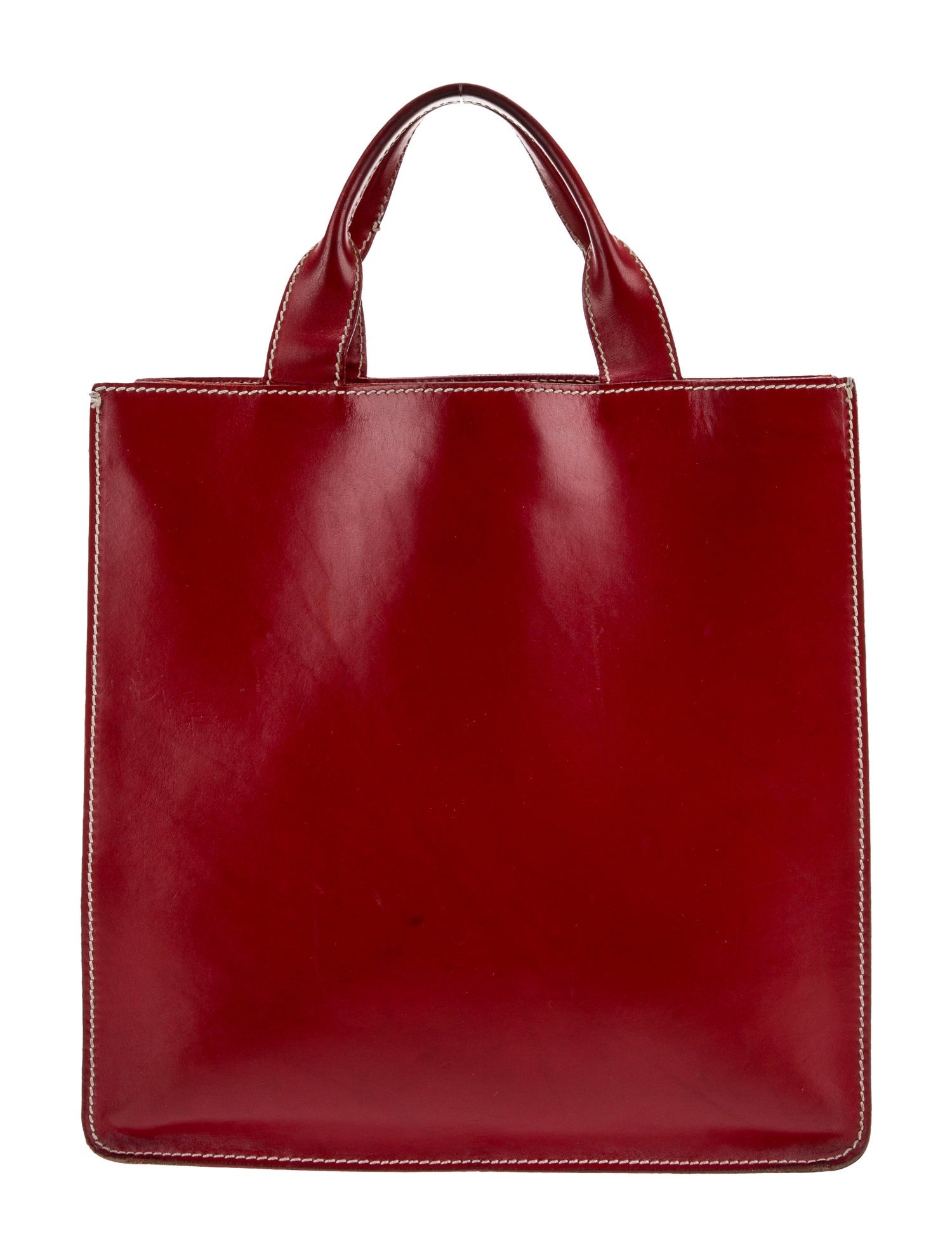 Lambertson Truex Leather Top Handle Bag