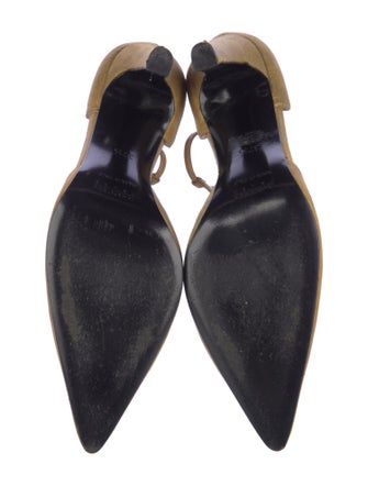 Lambertson Truex Leather T-Strap Pumps