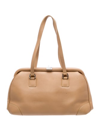 Lambertson Truex Leather Top Handle Bag