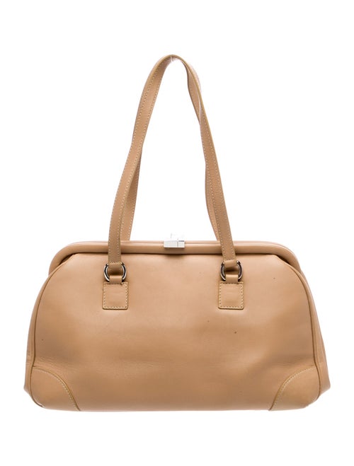 Lambertson Truex Leather Top Handle Bag