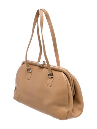 Lambertson Truex Leather Top Handle Bag