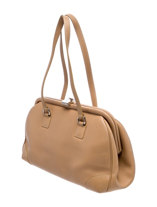 Lambertson Truex Leather Top Handle Bag