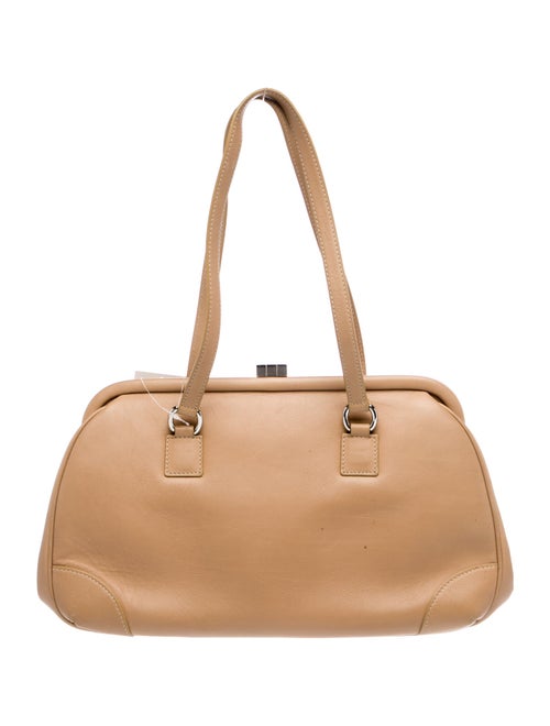 Lambertson Truex Leather Top Handle Bag