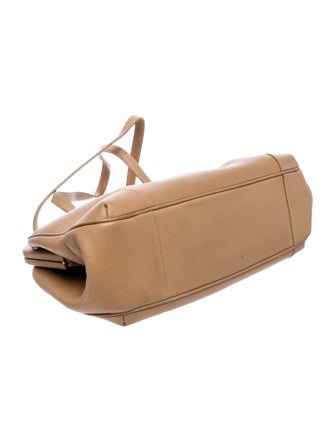 Lambertson Truex Leather Top Handle Bag