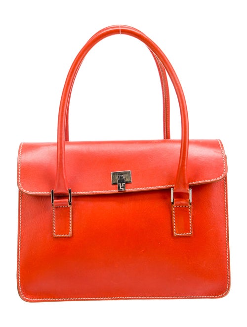 Lambertson Truex Leather Top Handle Bag