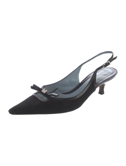 Lambertson Truex Suede Slingback Pumps